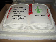 open book cake